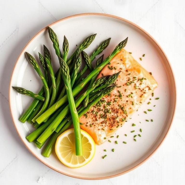 Salmão com Aspargos